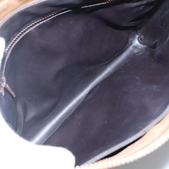 CELINE Macadam Canvas Shoulder Bag PVC Beige Gold Auth nb297 - Picture 13 of 16